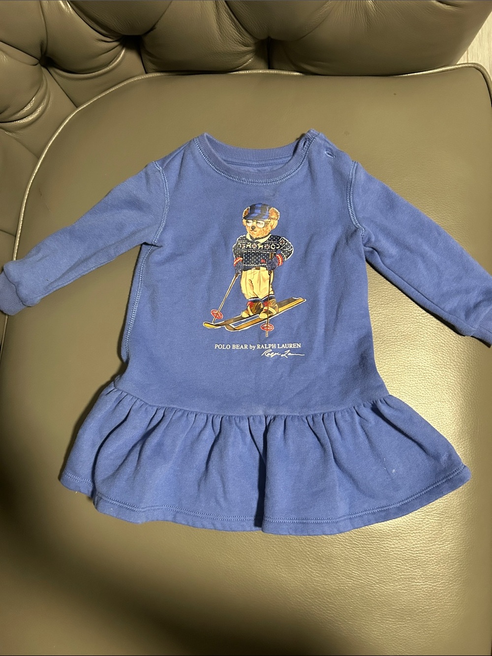 Ralph Lauren Blue Polo Bear Ski Dress